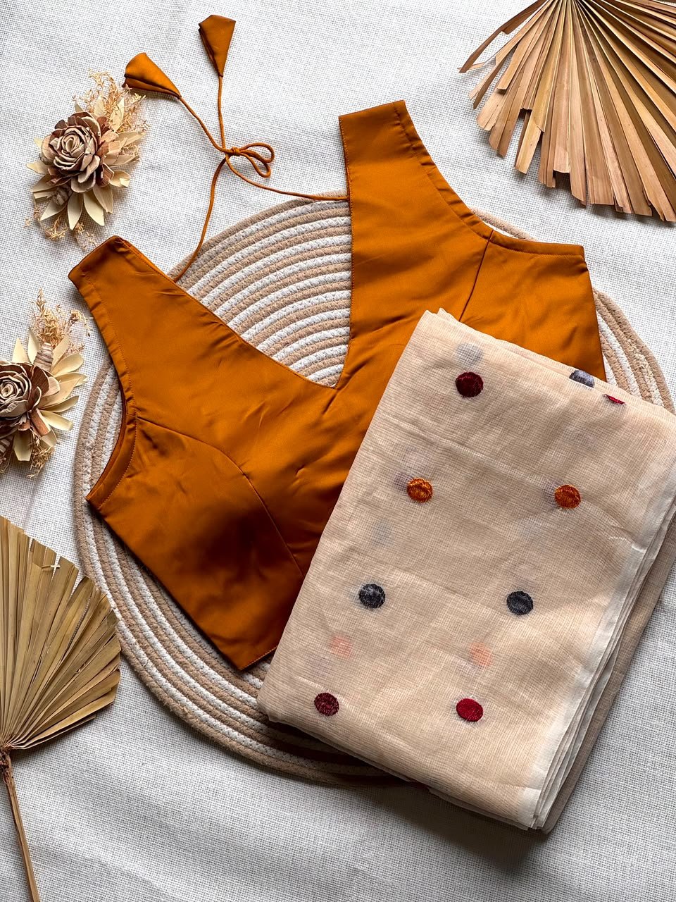 orangewhite - Trendies Attire