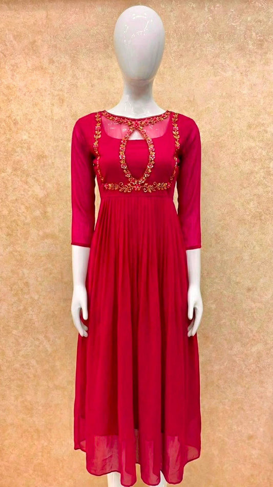 Srisha - pink - Trendies Attire