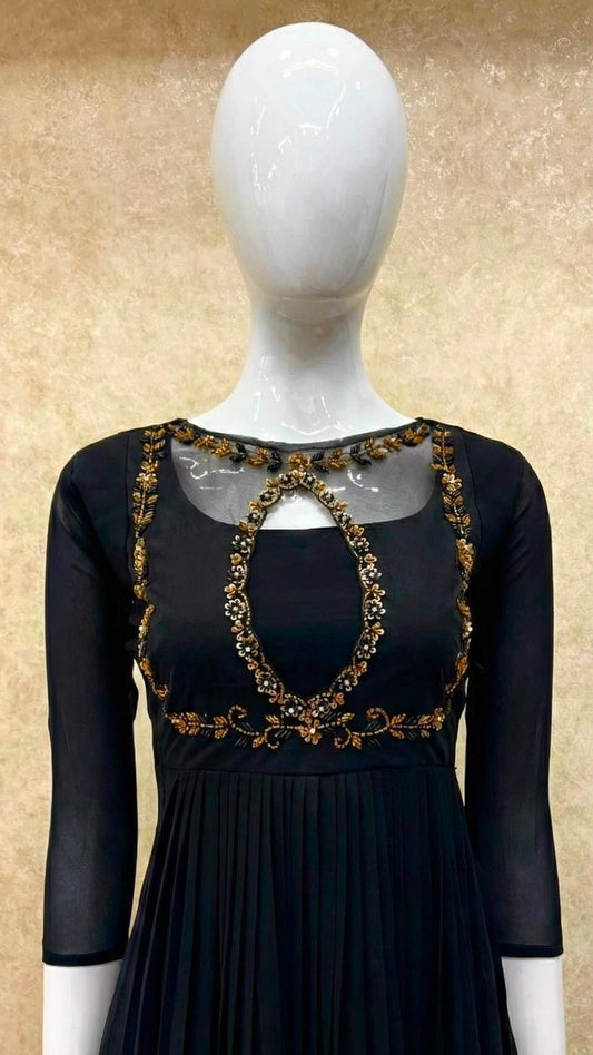Srisha - black - Trendies Attire