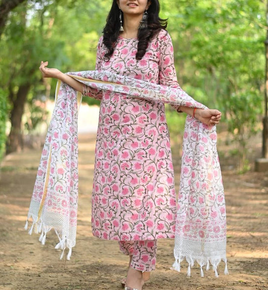 pinkwhite - Trendies Attire